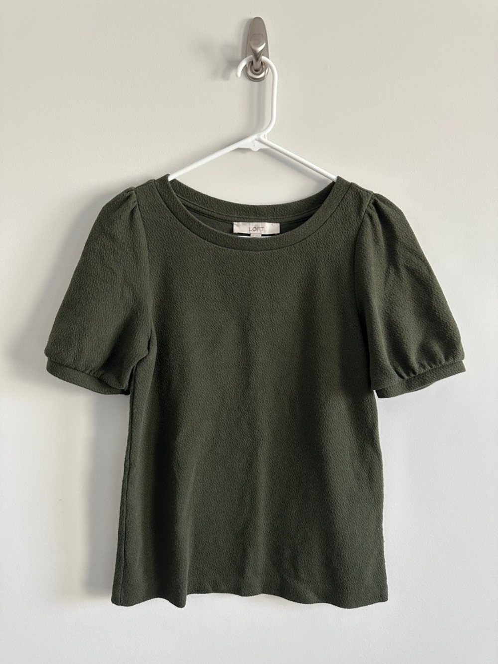 LOFT Dark Green Top Size XS